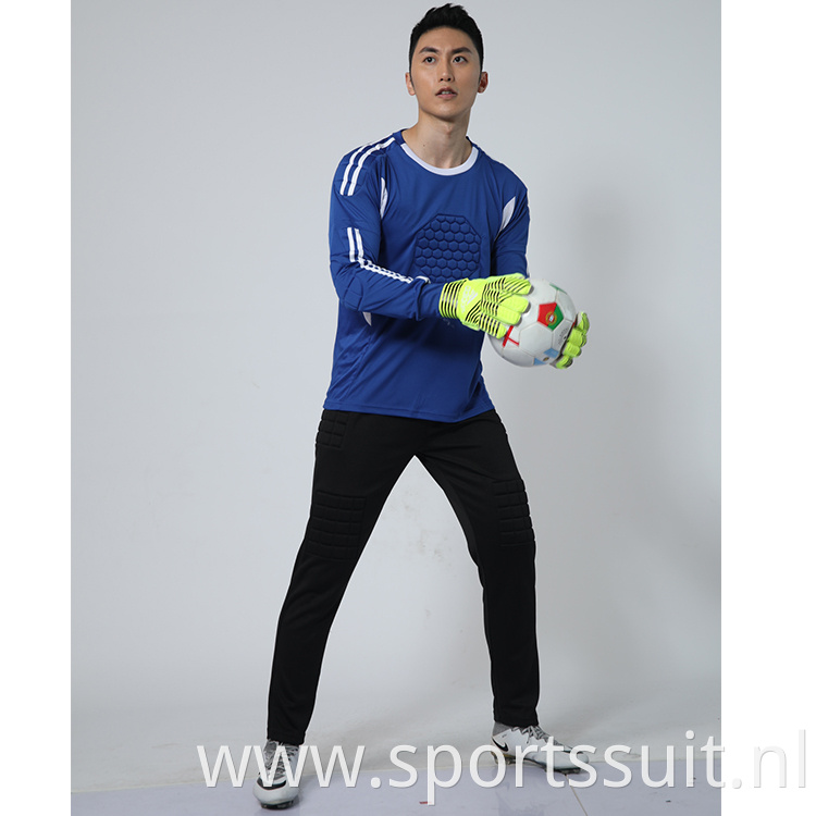 long sleeve soccer goalkeeper jersey